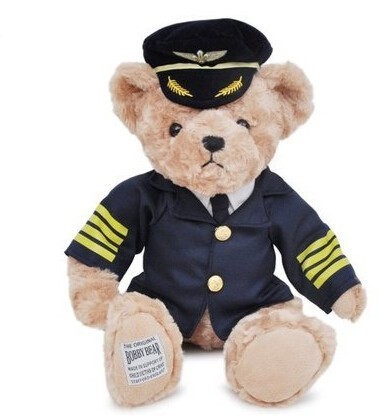 Peluche – Captain Pilot Teddy Bear