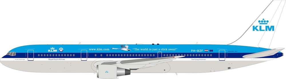 Boeing 767-300ER KLM PH-BZF “The world is just a click away!” Product code IF763KL0621