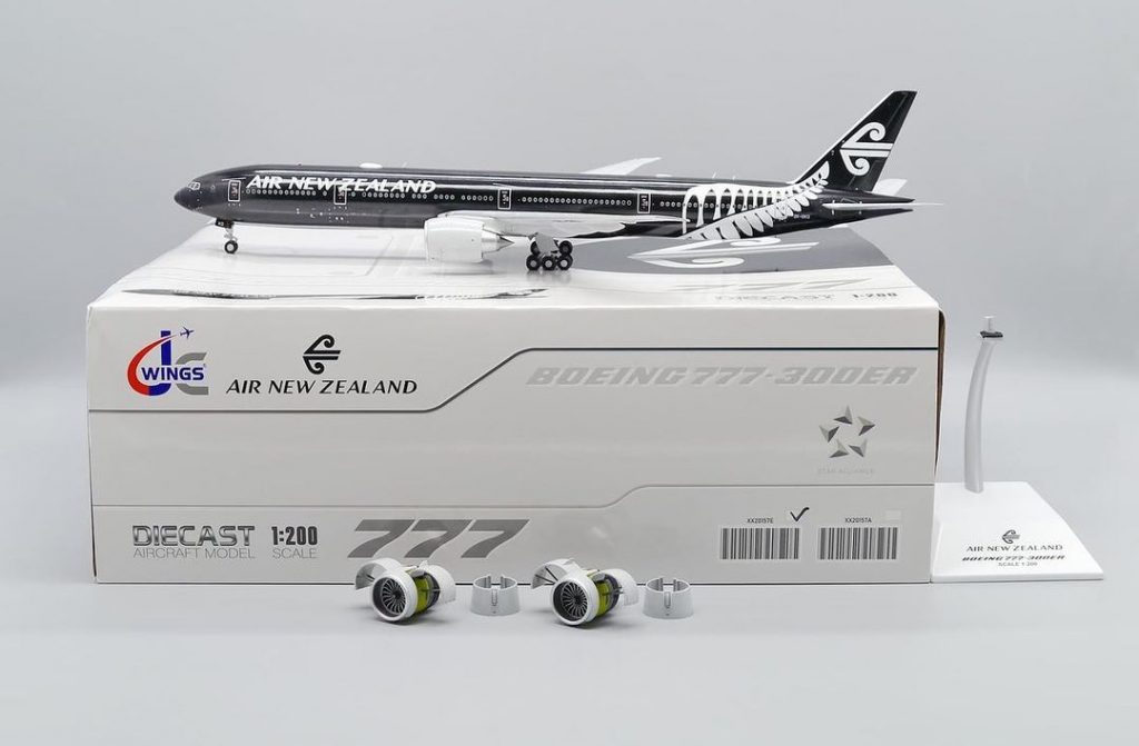 Boeing 777-300ER Air New Zealand “ALL BLACKS” “Advanced Engine Option” ZK-OKQ Product code XX20157E