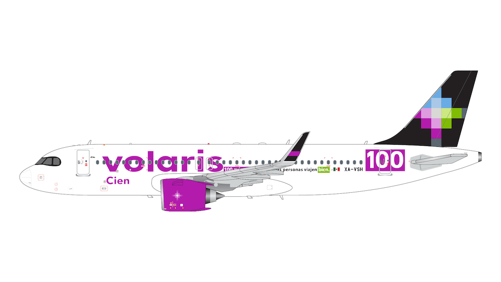 Airbus A320neo Volaris XA-VSH “100 Aviones” Product code G2VOI1149