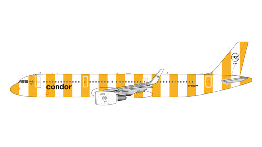 Airbus A321 Condor (new livery: yellow stripes/sunshine) Product code GJCFG2149