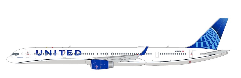 Boeing 757-300 United Product code GJUAL2092