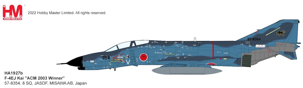 McDonnell Douglas F4EJ Kai “ACM 2003 Winner” 57-8354, 8 SQ, JASDF, MISAWA AB, Japan Product code HA1927b