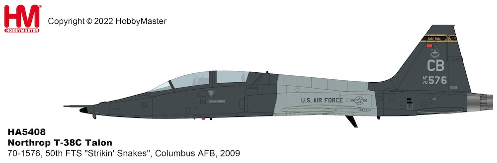 T38C Talon USAF, 70-1576, 50th FTS “Strikin’ Snakes”, Columbus AFB, 2009 Product code HA5408