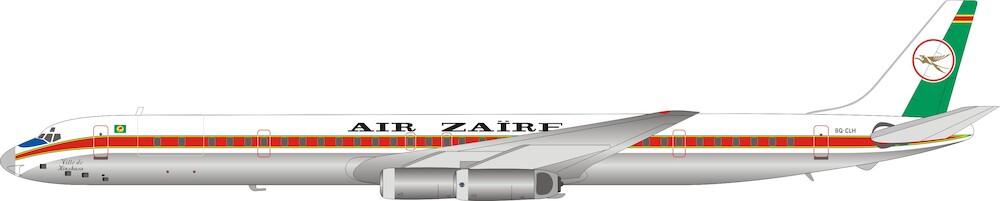 Douglas DC8-63(F) Air Zaire 9Q-CLH Product code IF863QC1122P