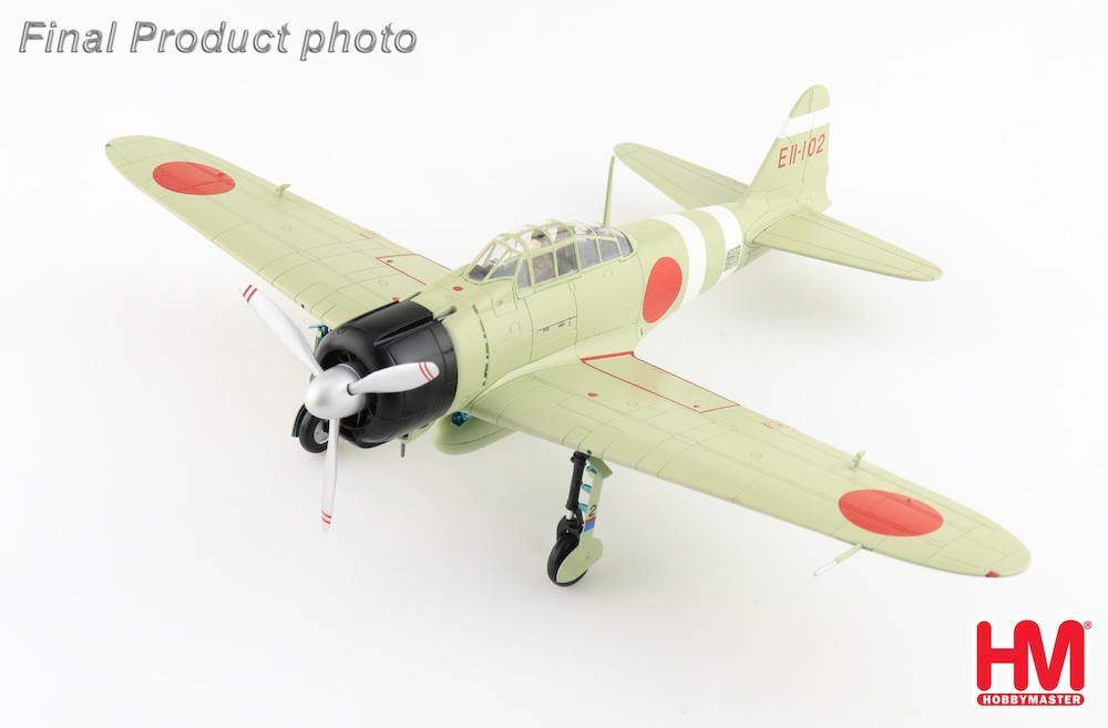 hobbymaster-ha8810-a6m2-zero-fighter-type-21-eii-102-po-1st-class-testsuzo-iwamoto--carrier-zuikaku-dec-1941-pearl-harbour-xa0-192192_0