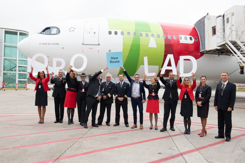 TAP inaugurou voos entre o Porto e Luanda