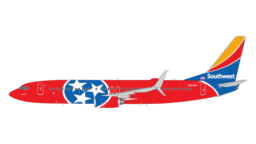 Boeing 737-800 Southwest “Tennessee One” N8620H – G2SWA1011