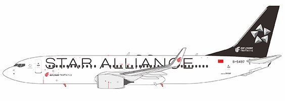 Boeing 737-800 Air China Star Alliance B-5497 – 58177