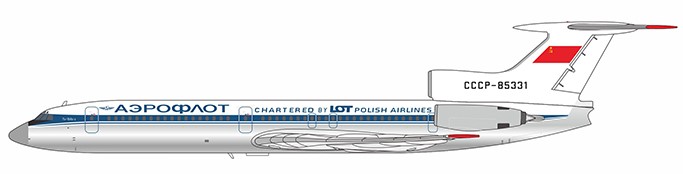 Tupolev Tu154B-2 Aeroflot (LOT – Polish Airlines / Polskie Linie Lotnicze) CCCP-85331 – 54017