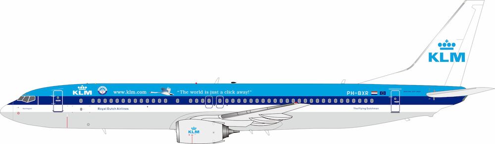 Boeing 737-900 KLM “The world is just a click away” PH-BXR – JF-737-9-001