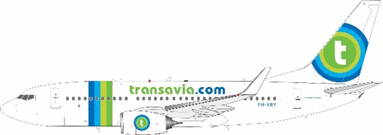 Boeing 737-7K2 Transavia Airlines PH-XRY – JF-737-7-002