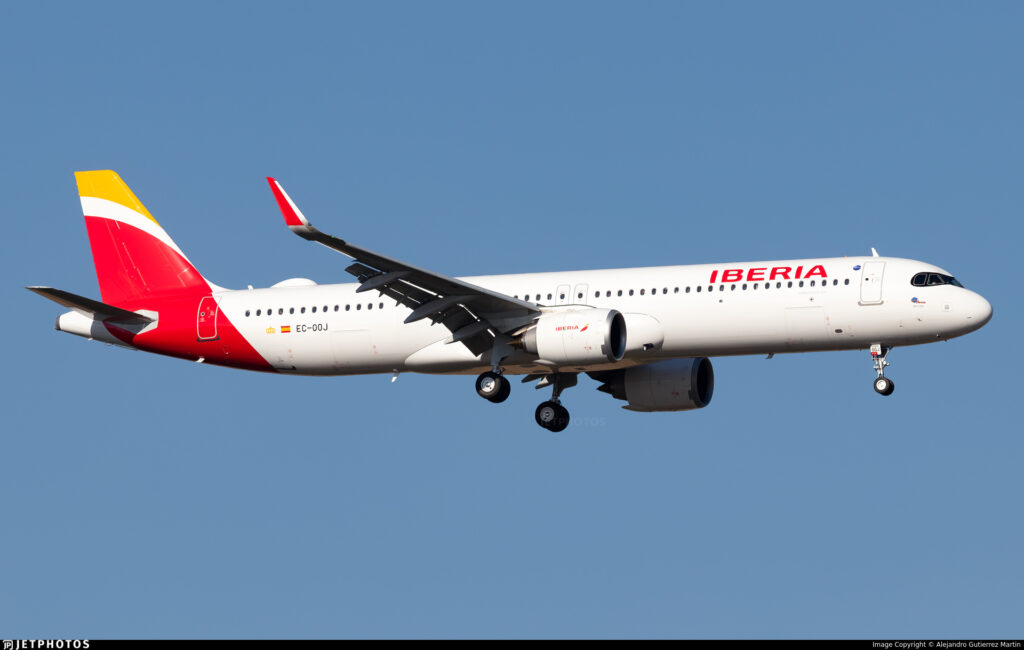 Iberia vai voar entre Madrid e Newark em Airbus A321XLR
