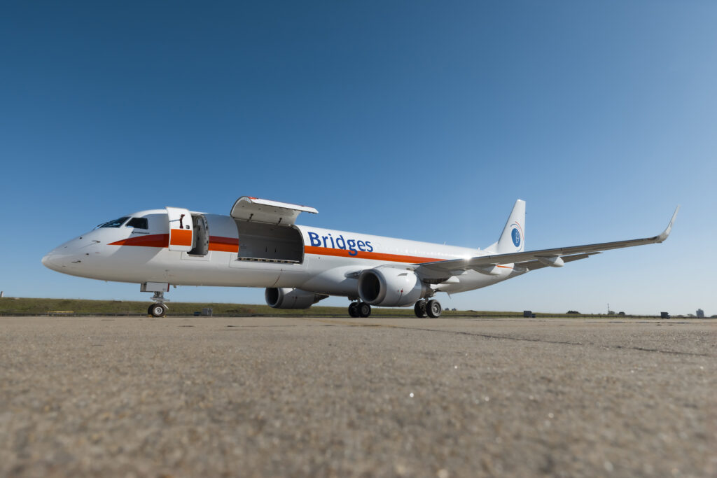 Bridges Air Cargo inicia operações com o primeiro Embraer E190F