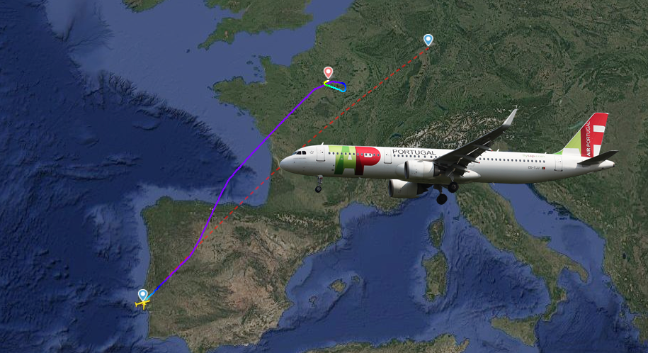 A321neo da TAP com destino a Frankfurt divergiu para Paris devido a ‘fumes’ na cabine