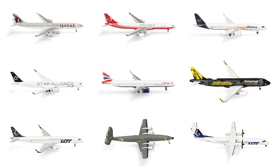 Novos modelos da Herpa na nossa Air-Store