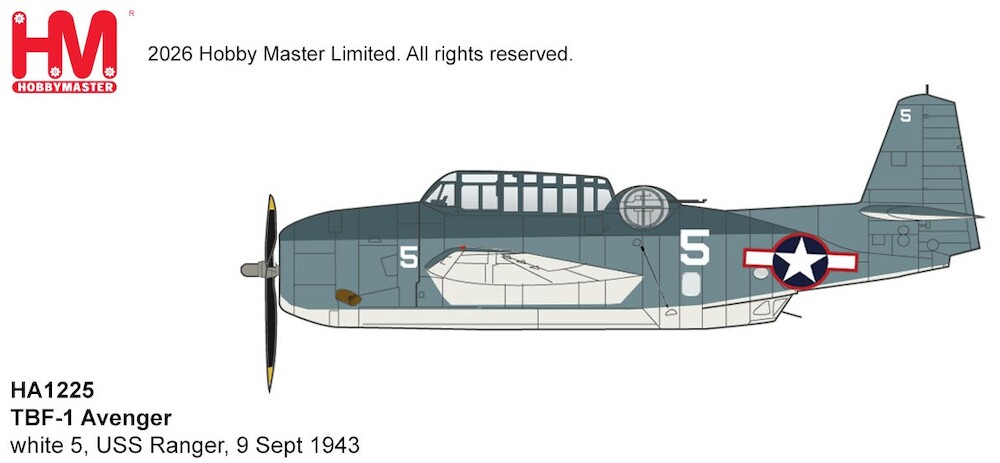 hobbymaster-ha1225-grumman-tbf-1-avenger-white-5-uss-ranger-9-sept-1943-x0f-220331_0