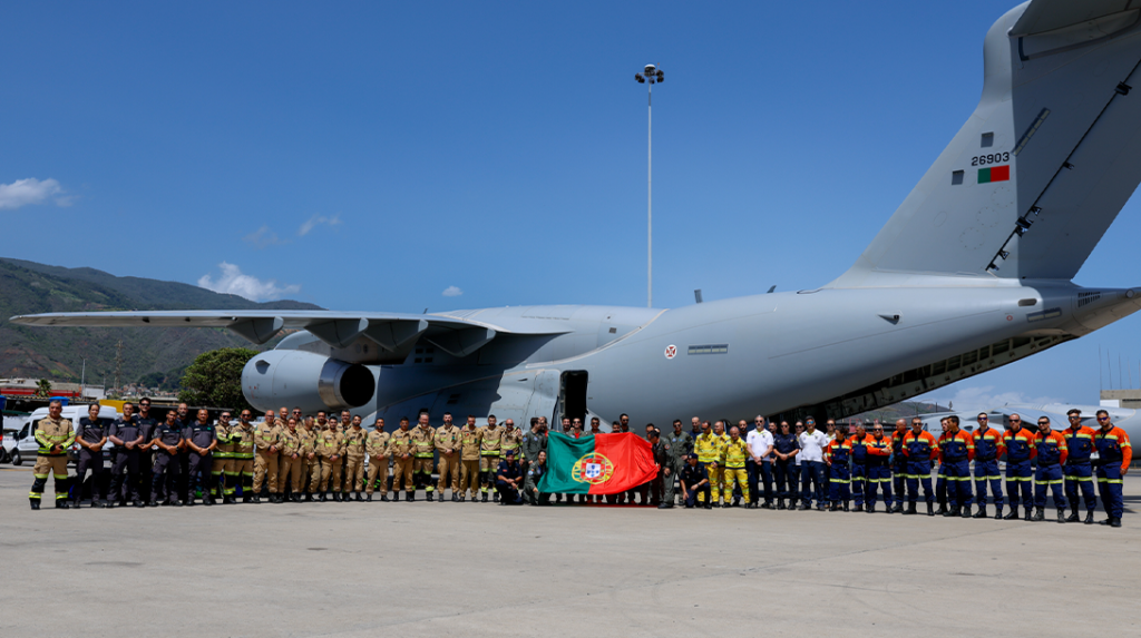 Os 2 KC-390 portugueses com ajuda humanitária já chegaram à Venezuela