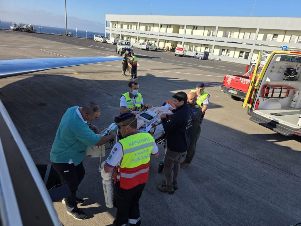 Linces realizam transporte urgente de bebé de 10 meses entre a Madeira e o Continente