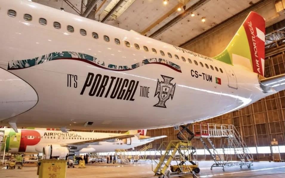 TAP – Companhia Aérea Oficial da Seleção Nacional: apresenta A330neo com pintura especial