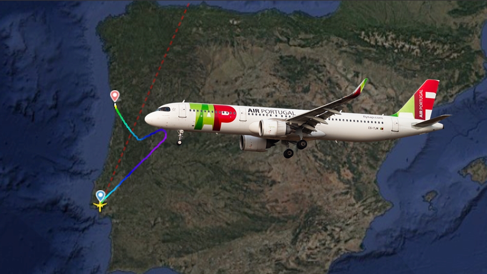 A321neo da TAP divergiu para verificação técnica por possível esquecimento de headset